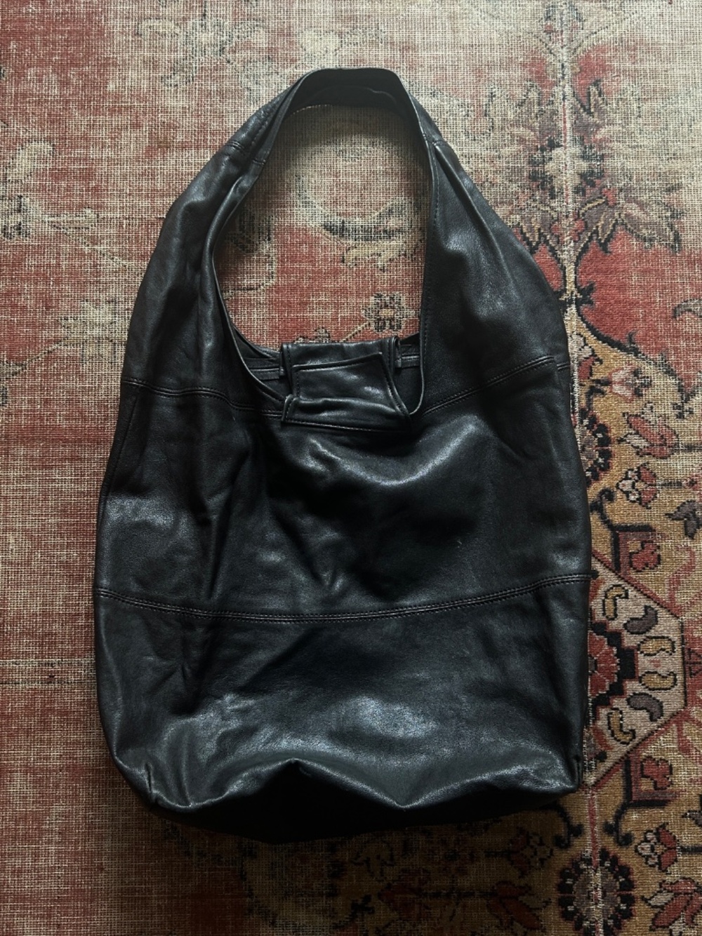 Paloma Wool Black Leather Riba Bag - Picture 2 of 7